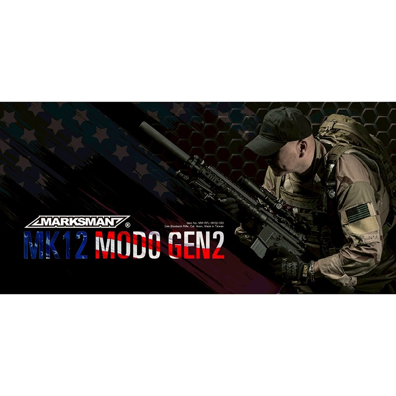 MARKSMAN MK12 Mod0 Gen2 / MK12 SPR Style Toy GBBR ガスブローバック