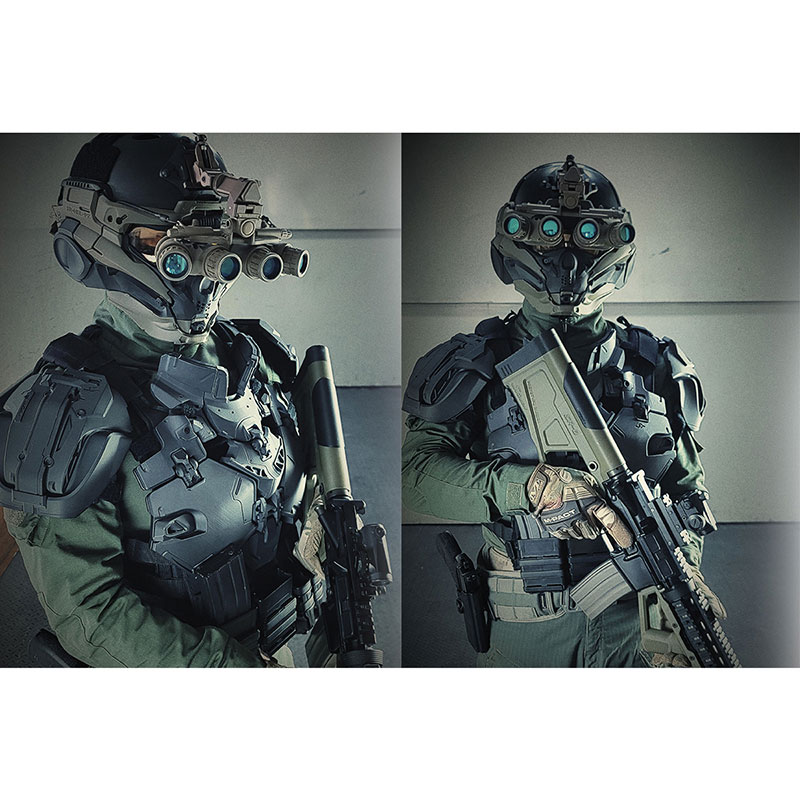 SRU タクティカルヘルメットキット Type II (FASTヘルメット対応