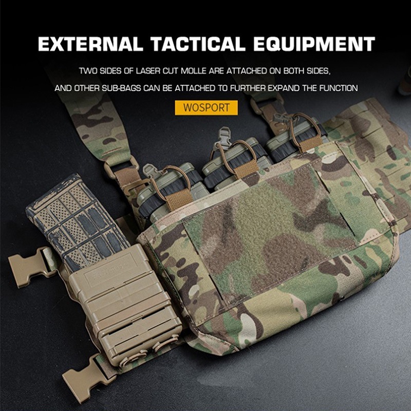 WoSporT Ferro Conceptsタイプ チェストリーリグ ワイドハーネス