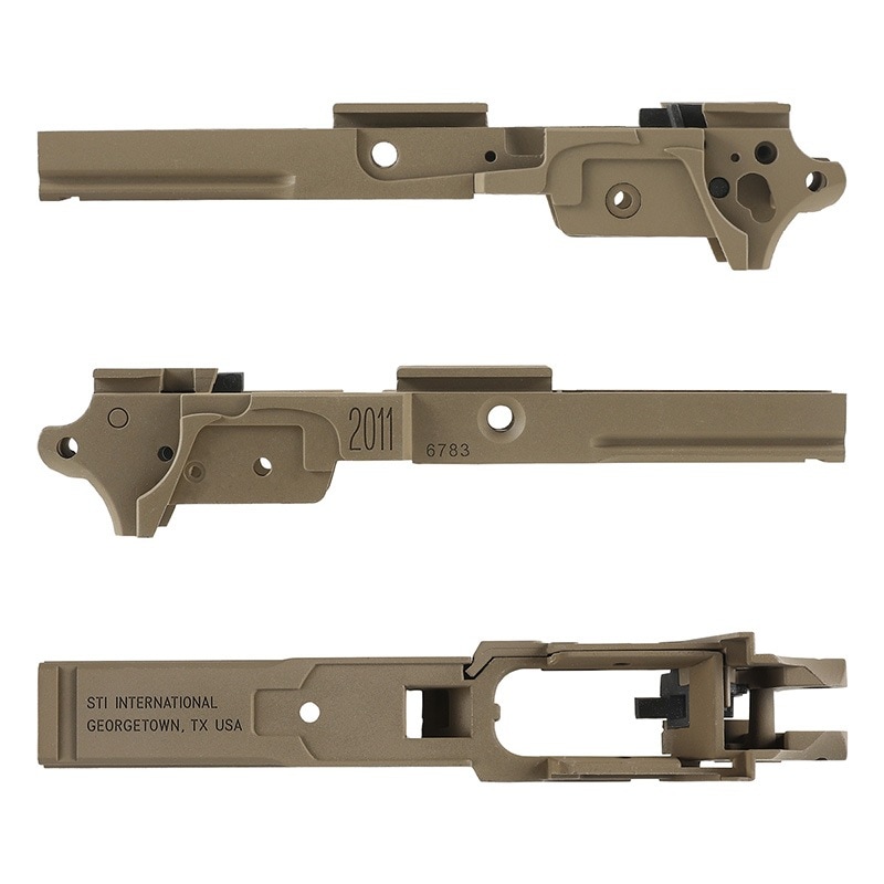 STI 2011 ミドルフレーム + グリップ 東京マルイ ハイキャパ 用 STI