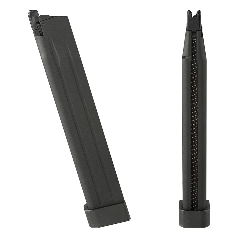 マンモス牙 無事牌（ムジハイ） Modify ハイキャパ用 ガスマガジン 43連 アルミ製 軽量LongType