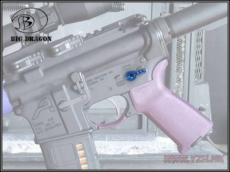 BIGDRAGON BADスタイル CNCセレクターレバー BLUE スタンダードM4用