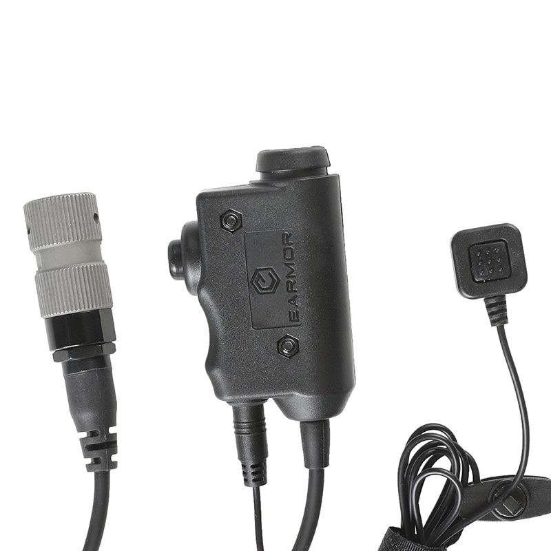 OPSMEN M52 6ピンラジオPTTアダプターケーブル (MIL PRC対応) | ヘッド