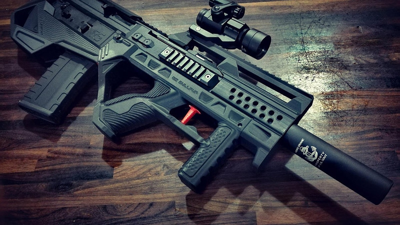 SRU GHK G5用 PDW PS ブルパップカスタムキット BK | エアガン本体