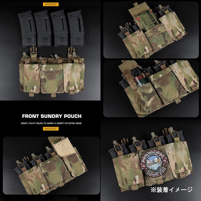 WoSporT VSスタイル QUAD 5.56プラカード GP RG | サバゲー装備品