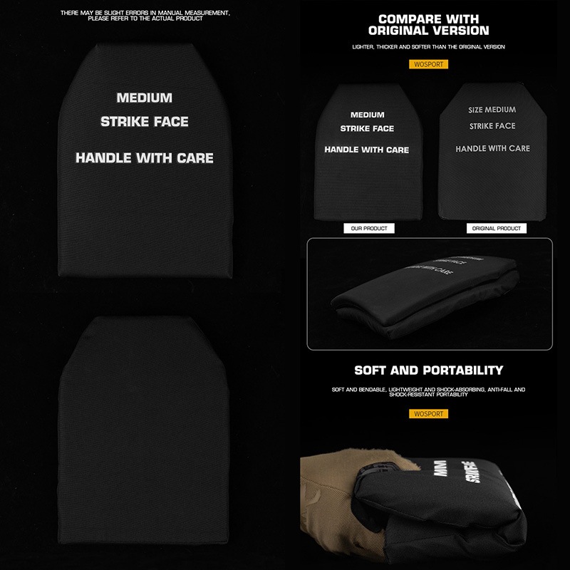 WoSporT SAPI カット ダミープレート 2pcs Lサイズ | サバゲー装備品