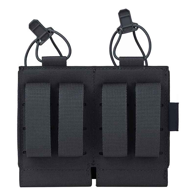 Emersongear V-Edge ダブルマガジンポーチ Black(5.56/7.62対応