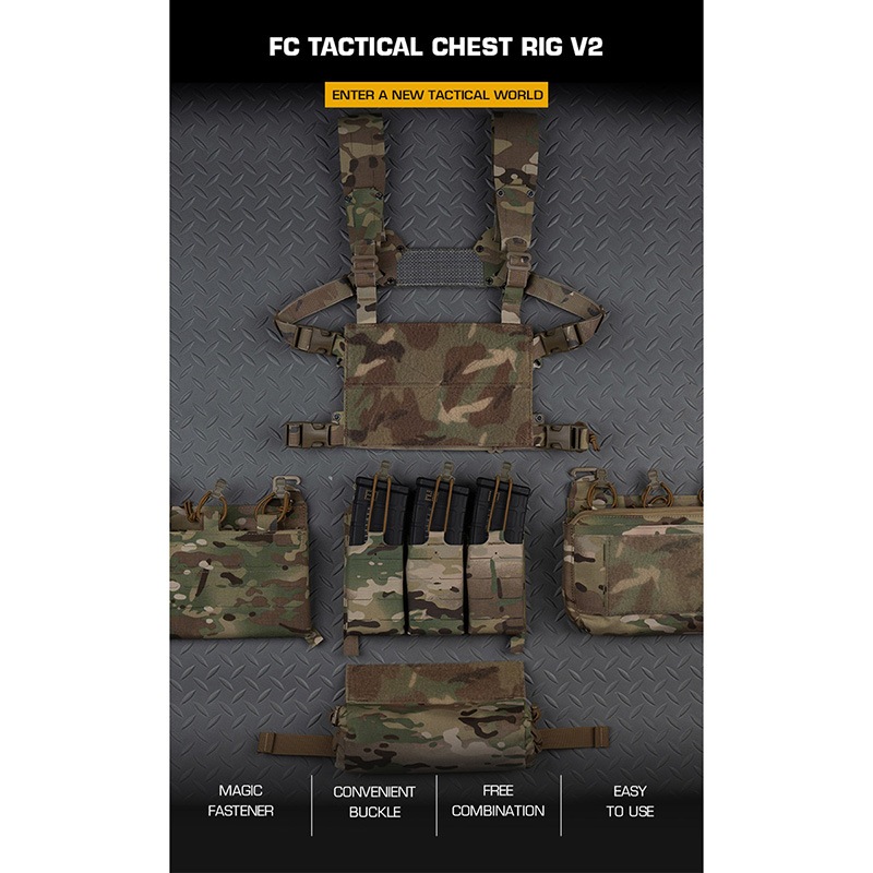 WoSporT FERRO Concepts タイプ チェストリグ Mini V2 MC | サバゲー