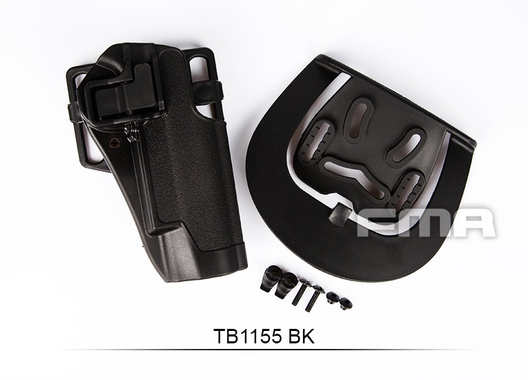 FMA BLACKHAWK! SERPAタイプ CQCホルスター M1911 右用 BK ブラック