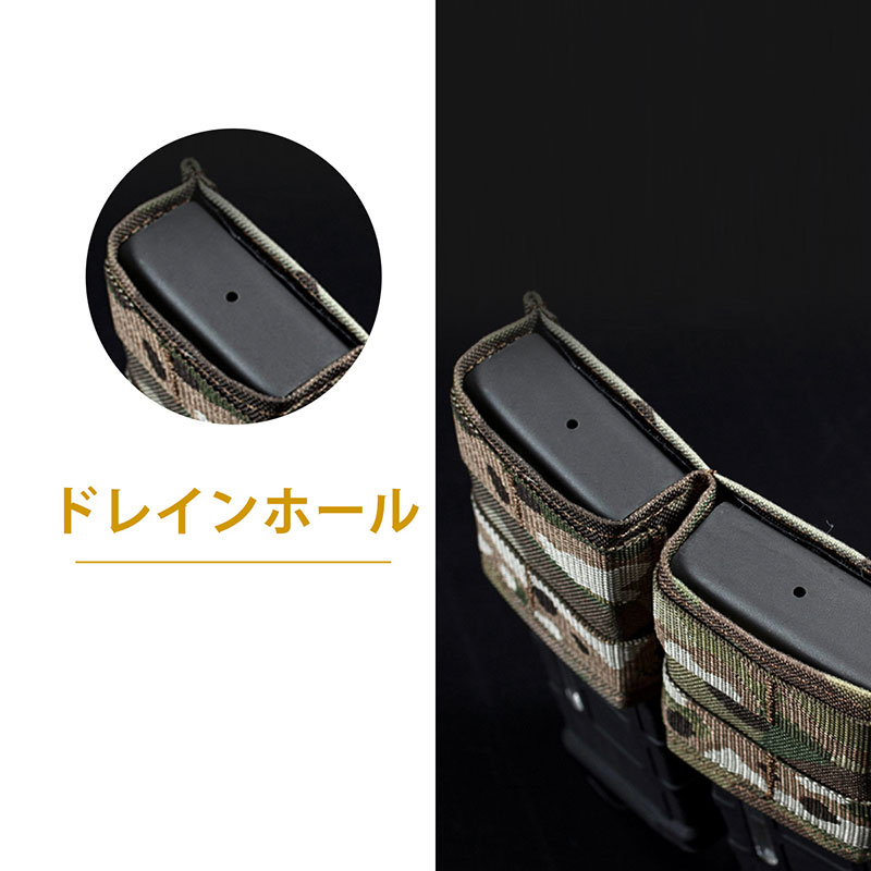 WoSporT esstacタイプ 5.56 ダブルマガジンポーチ ショート RG