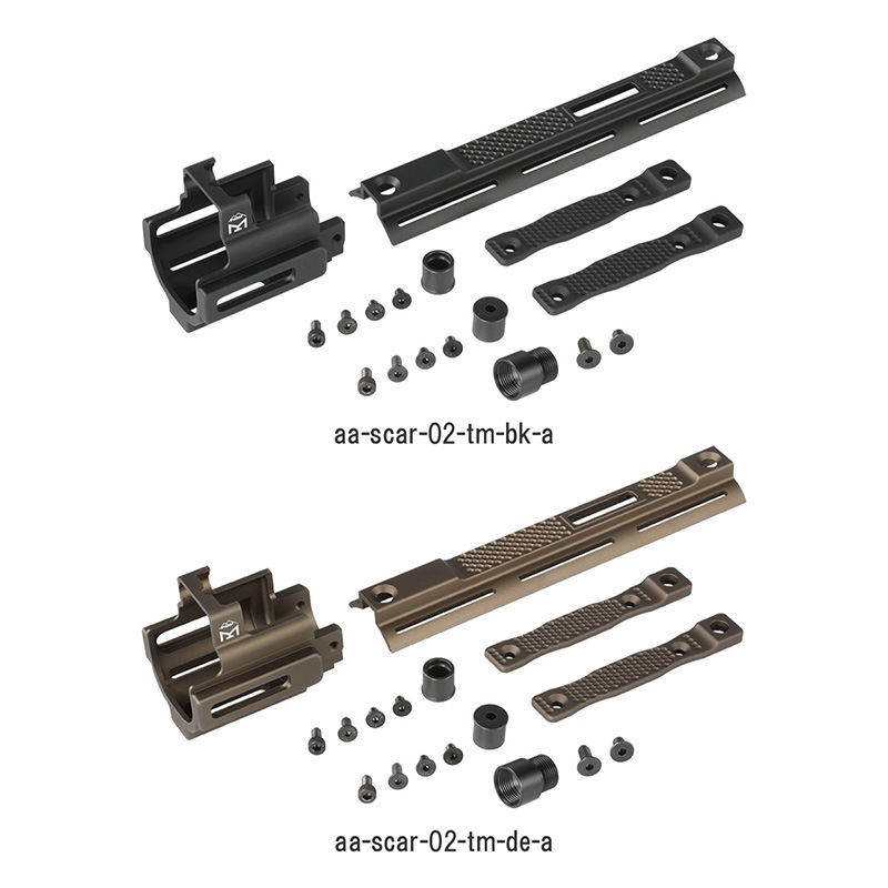 Airsoft Artisan PMMタイプ SCAR M-LOKフロントセットキット BK 東京