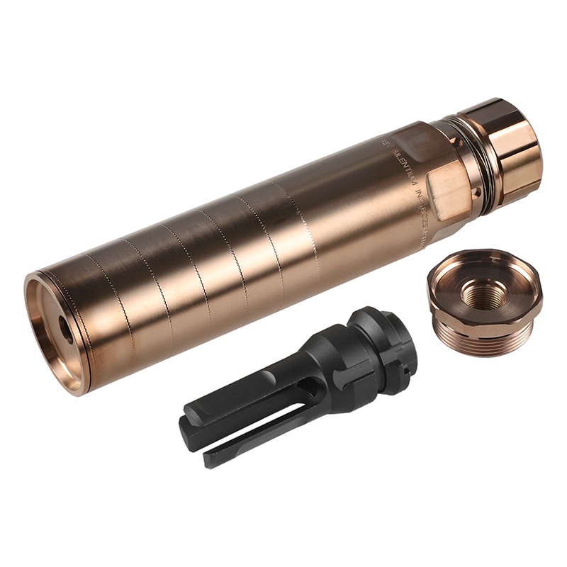 mg77さん専用 Airsoft Artisan REX MG7スタイル QDサイレンサー(14mm逆ネジ