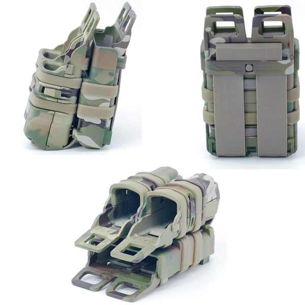 FMA M4&ハンドガン用 2in1 FAST MAG ファストマグポーチセット MC