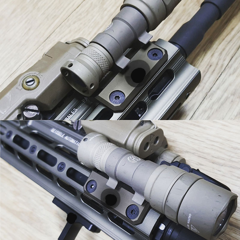 Airsoft Artisan ADタイプ 45-Degree SF M300/M600ライトマウント