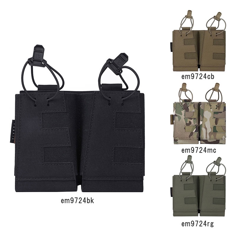 Emersongear V-Edge ダブルマガジンポーチ RangerGreen(5.56/7.62対応