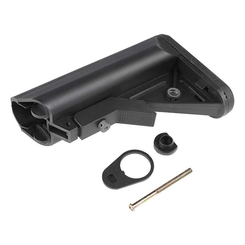 48Hセール】ZC LEOPARD クレーンストックセット (STD M4 AEG) BK