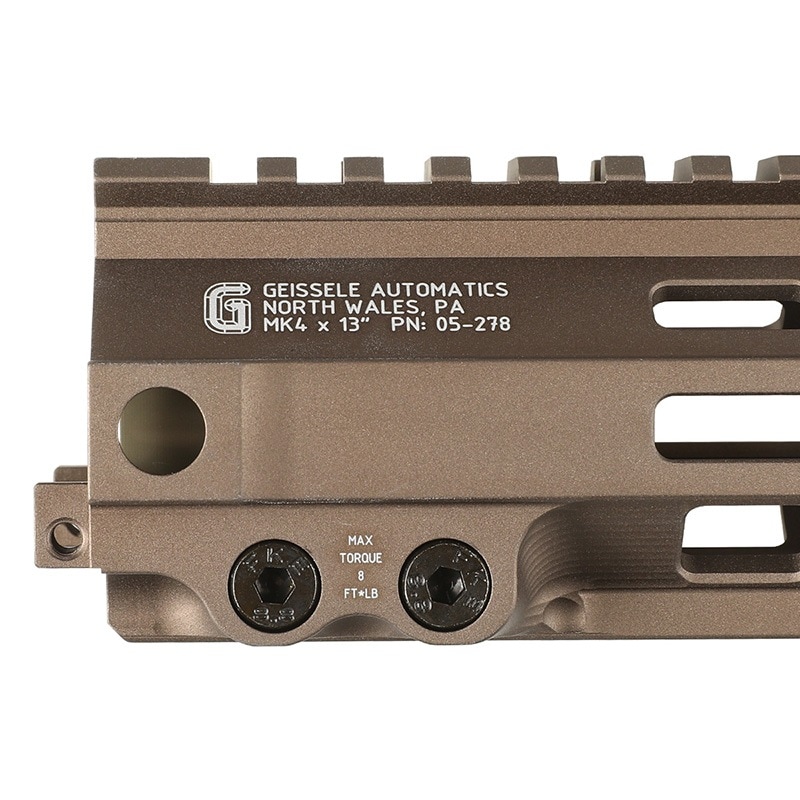 z-parts geissele smr mk4 13 m-lokハンドガード Z-Parts GEISSELE SMR MK4 タイプ ハンドガード 10インチ GHK M4