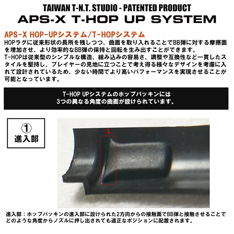 T-N.T. APS-X HOP-UP CNCȥեåȥå 407mm/GHK AK GBBб