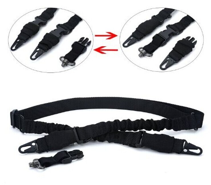 WoSporT ツーポイントバンジースリング (QDスリングスイベル