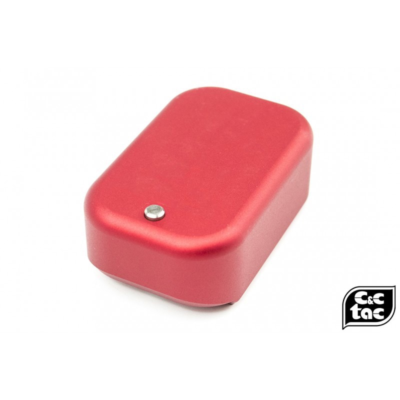 C&C Tac TTIスタイルマガジンベースパッド Short RED (東京マルイ