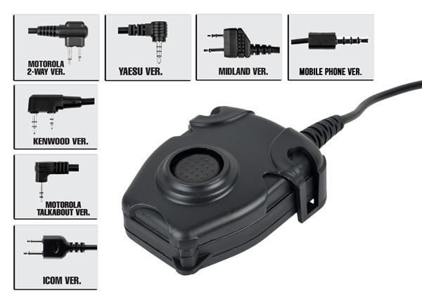 Z-Tactical PELTORタイプ ミリタリーPTTスイッチ スタンダード YAESU