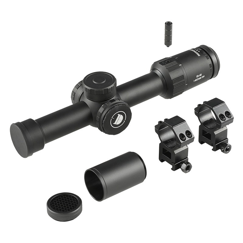 DISCOVERY ED-AR 1-6×24IR FFP イルミネート ライフルスコープ Black