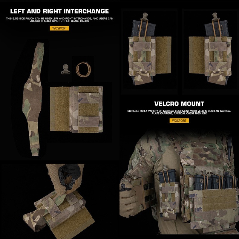 WoSporT CPスタイル R-シリーズ M4 サイドマガジンポーチ(M4/AR