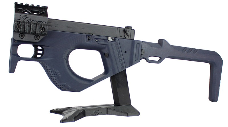 SRU グロック PDW P3用モジュラーガンスタンド BK | ミリタリー小物
