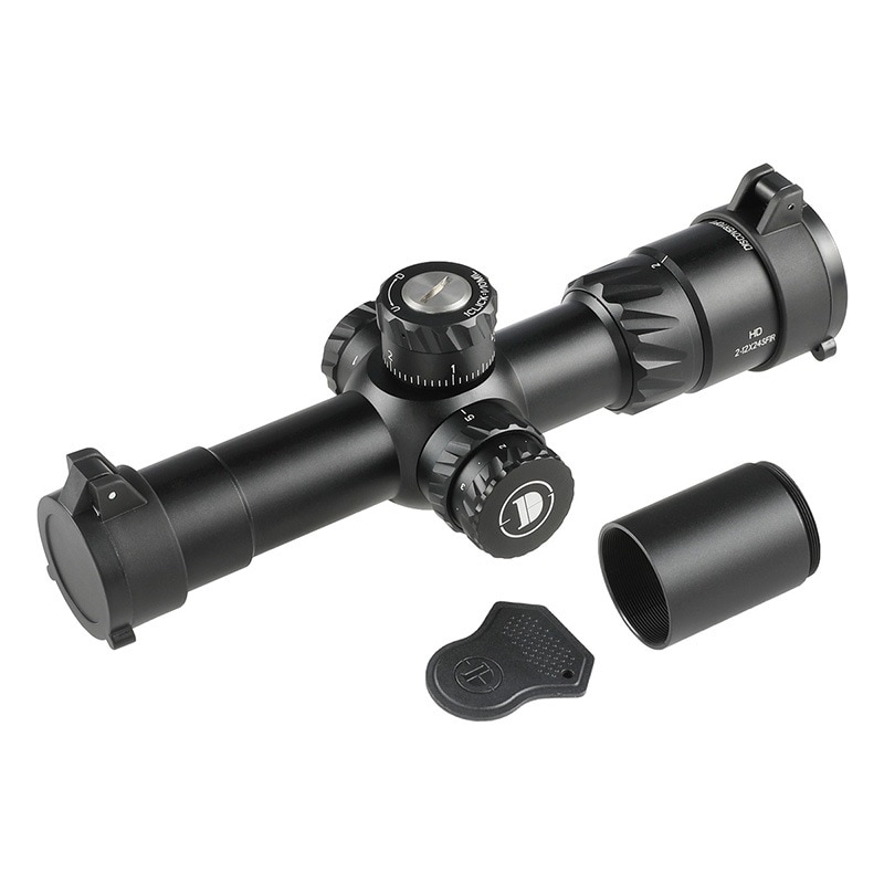DISCOVERY HD 2-12×24 SFIR SFP ライフルスコープ Black 20mmレール 2