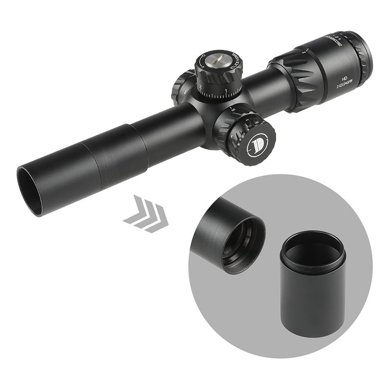 DISCOVERY HD 2-12×24 SFIR SFP ライフルスコープ Black 20mmレール 2