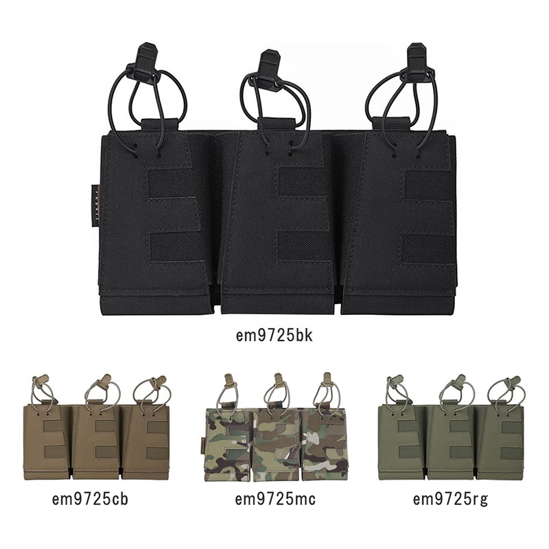 Emersongear V-Edge トリプルマガジンポーチ RangerGreen(5.56/7.62