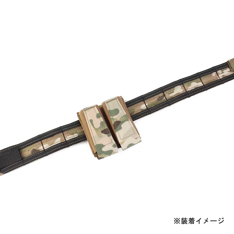 PEW Tactical GBRSスタイル ダブルピストルマガジンポーチ Black