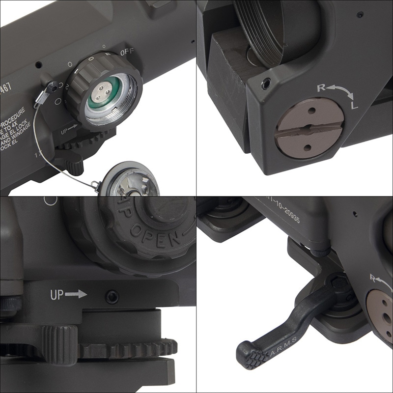 ELC Specter DRタイプ 1-4倍デュアルロールウェポンサイト Dark Earth