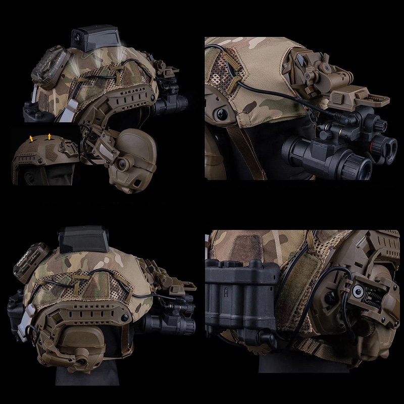 WoSporT Ops-Core タイプ FAST SF ヘルメット カバー CB | ヘッド