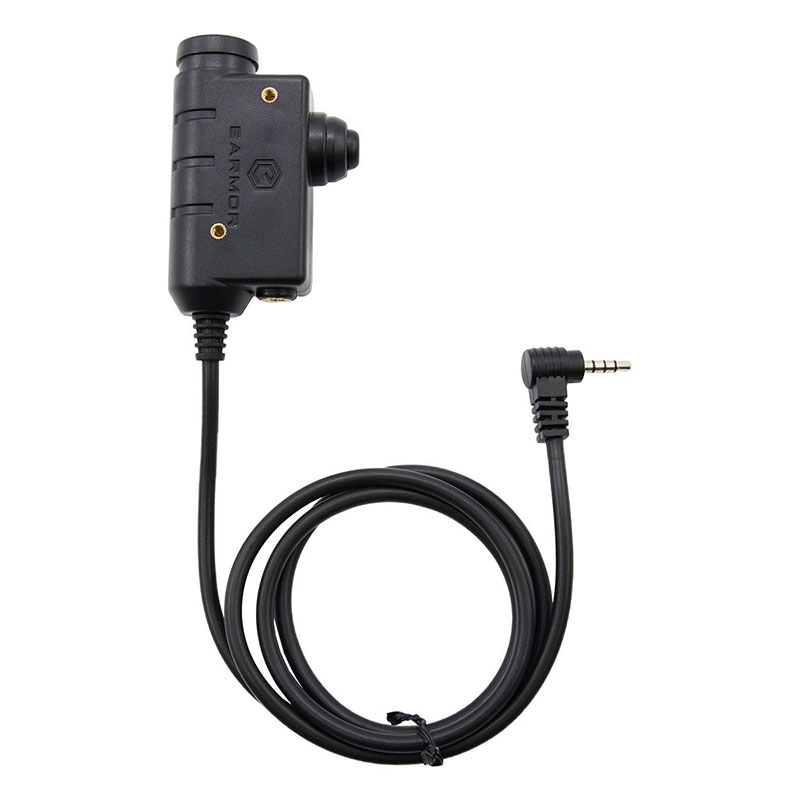 アマチュア無線　PTTスイッチ5個　引退品　一応ジャンク OPSMEN M51 PTTスイッチ YAESU用 (NATO標準規格コネクター/別売ヘッド
