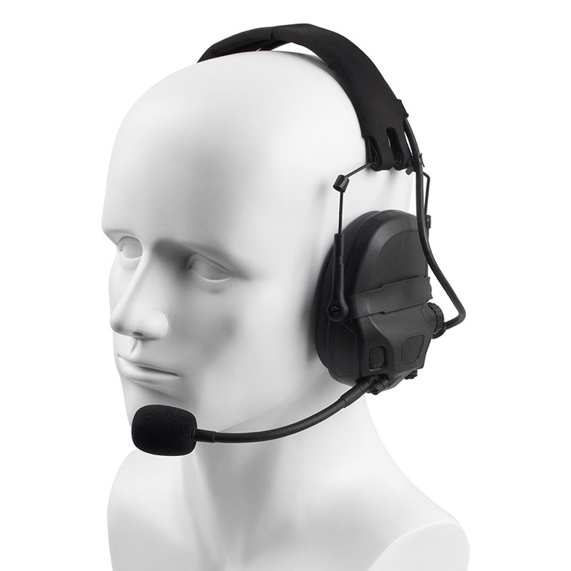 FCS＆FMA AMP タクティカルコミュニケーションヘッドセット BK