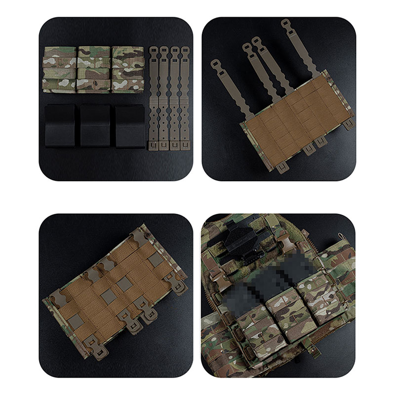バラ売り可　ESSTAC社　5.56mmマガジンポーチカモ WoSporT esstacタイプ 5.56 トリプルマガジンポーチ ミディアム