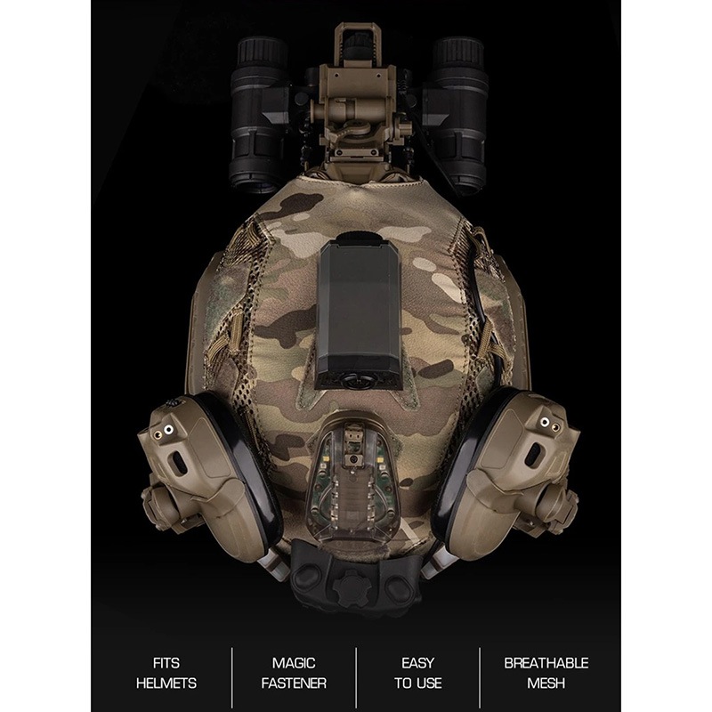 WoSporT Ops-Core タイプ FAST SF ヘルメット カバー MC | ヘッド