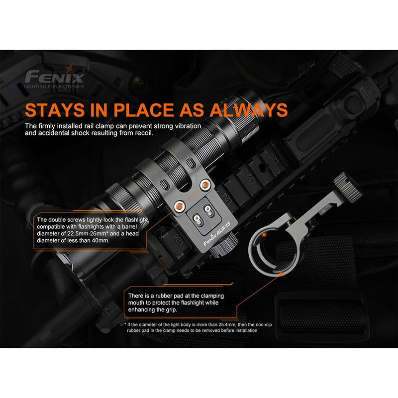 FENIX(フェニックス) ALG-15 タクティカルレールマウント フラッシュ