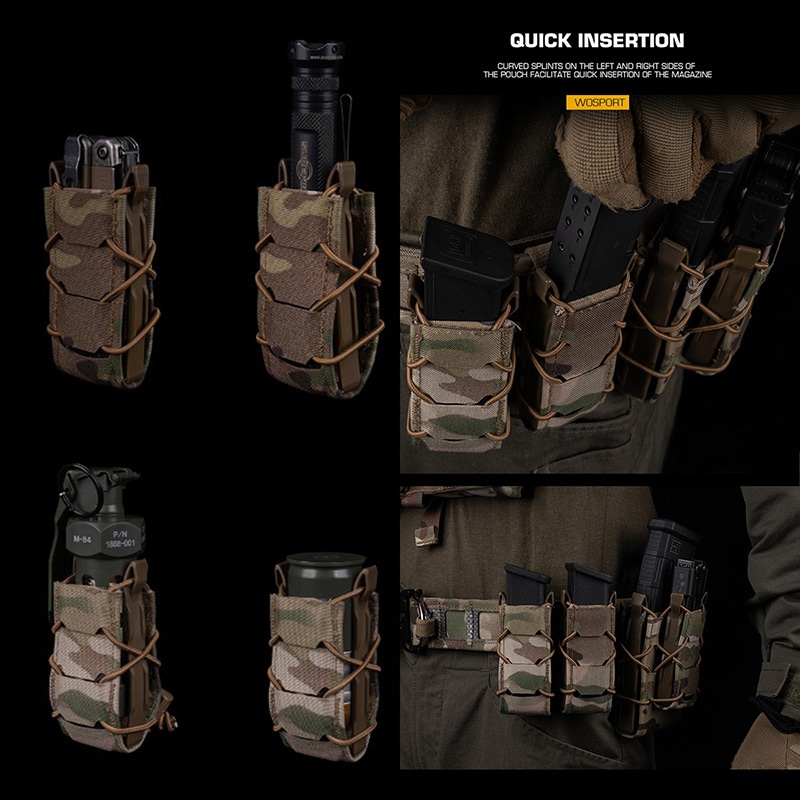 WoSporT HSGI スタイル GEN2 TACO ピストル マガジン ポーチ 9mm