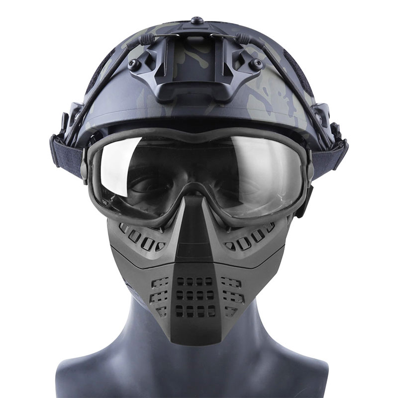 WoSporT アントシェイプマスク (クリアレンズ) BK | ヘッドウェア