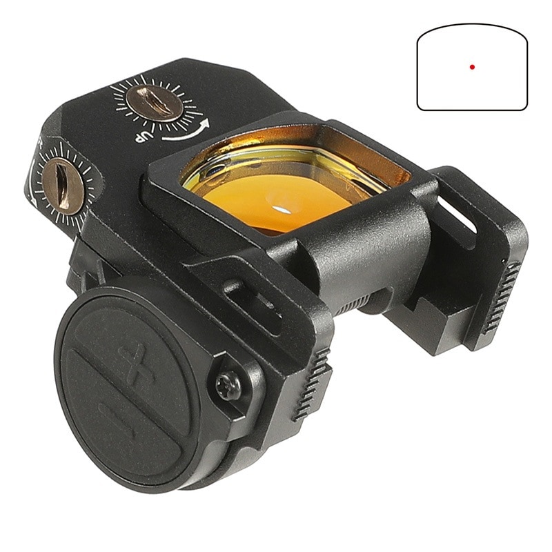 その他 Foreground Eclipse VISIM Proタイプ FlipDot フォールディングリフレックスサイト Black