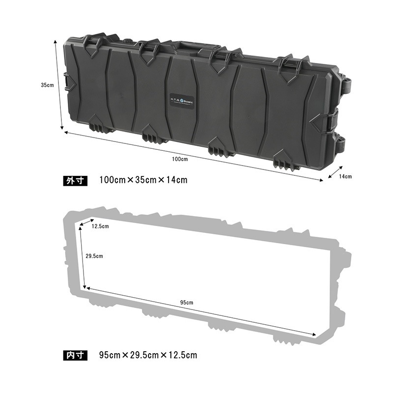 BFセール】HTGベーシック WAVE 100 (大容量 軽量 防水IP67 Stackable