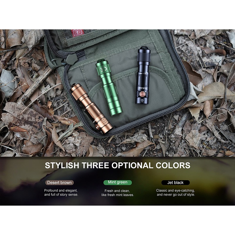 FENIX(ե˥å) E05R żߥ˥饤 Bronze 400롼/64mȼ Micro USB  ݡ֥饤 LED饤 