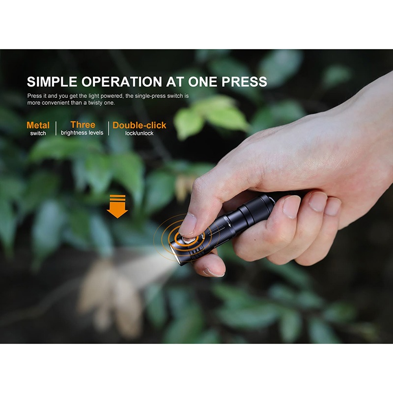 FENIX(ե˥å) E05R żߥ˥饤 Bronze 400롼/64mȼ Micro USB  ݡ֥饤 LED饤 