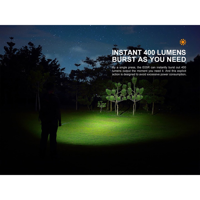 FENIX(ե˥å) E05R żߥ˥饤 Bronze 400롼/64mȼ Micro USB  ݡ֥饤 LED饤 