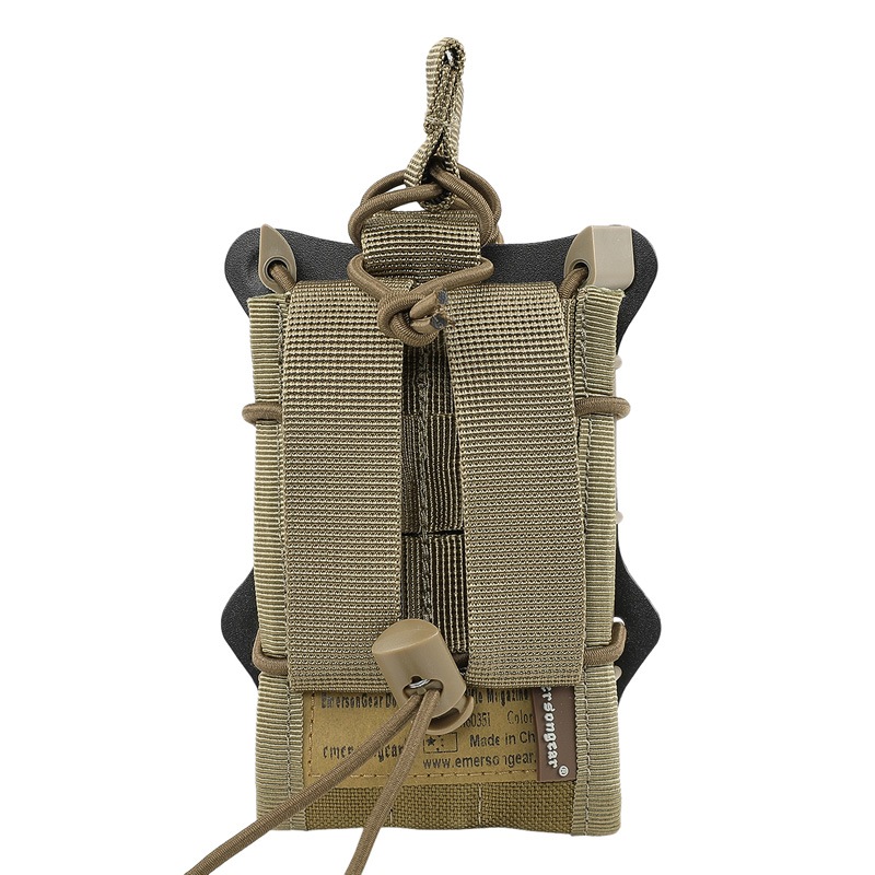 EMERSON HSGI TACOスタイル M4用ダブルマガジンポーチ カーキ Khaki