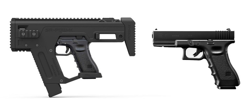 SRU Glock PDW Advanced キット BK+ G17 本体セット | エアガン本体 