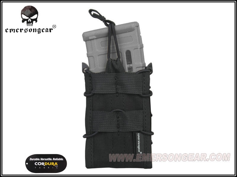 EMERSON HSGI TACOスタイル M4用シングルマガジンポーチ BK | サバゲー