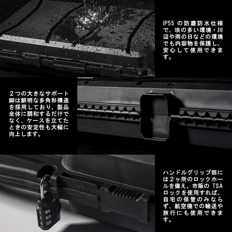 HTGベーシック WAVE 120 (大容量 軽量 Stackable/積み重ね可能) ハード